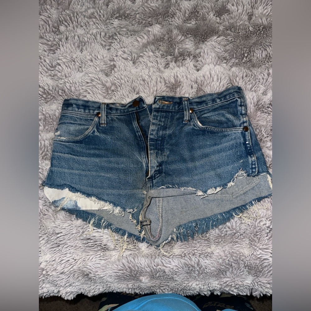Denim Distressed Women Shorts